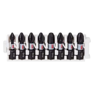 CONJUNTO 8 BITS PONTA C/ CONTROLE DE IMPACTO - 25MM PH2 BOSCH