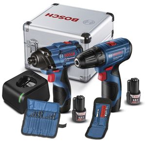 COMBO PARAFUSADEIRA E FURADEIRA 12V IMPACTO BOSCH - 06019G80E3
