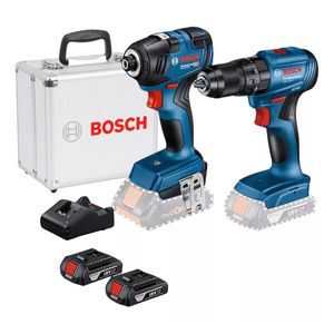 COMBO PARAFUSADEIRA E FURADEIRA 18V IMPACTO + MALETA - BOSCH 0615A0025X
