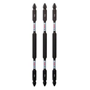 KIT 3 BITS PONTA DUPLA C/ CONTROLE DE IMPACTO 150MM PH2 - BOSCH