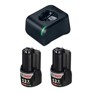 KIT CARREGADOR + BATERIA 12V 2.0AH - BOSCH GAL12V-20