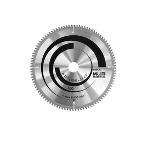 DISCO DE SERRA CIRCULAR MULTIMATERIAL 254X2,7X30 - 100 DENTES - BOSCH