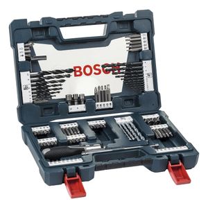 KIT 91 BITS PONTAS E BROCAS V-LINE - BOSCH