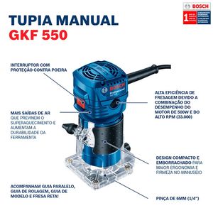 TUPIA 550W - BOSCH GKF 550