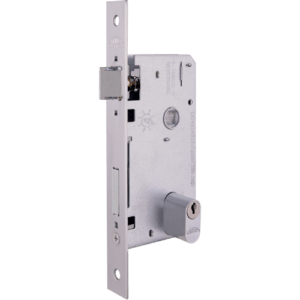 MAQUINA PARA FECHADURA EXTERNA 40MM - CROMADO AROUCA - MAQ6010/40-Z-IP