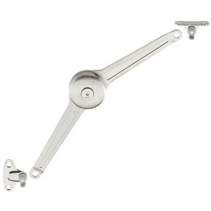 ARTICULADOR DUO FORTE PARA PORTAS 15KG NIQUELADO - HAFELE 373.66.632
