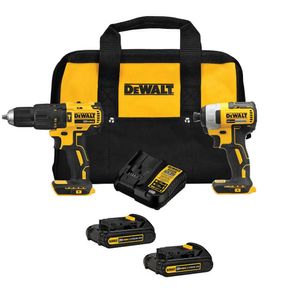COMBO PARAFUSADEIRA E FURADEIRA IMPACTO BIVOLT DEWALT - DCK276D2-BR