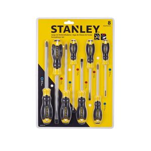 KIT 8 CHAVES FENDAS/PHILIPS EMBORRACHADA - STANLEY STMT66675-840