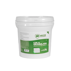 COLA GRANULADA BRANCA BX TEMP 1808 2,5KG MESTRE MARCENEIRO
