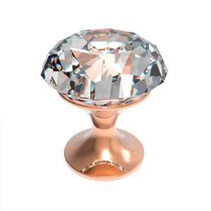 PUXADOR JADOR DIAMANTE RED GOLD 030MM - JAD1117